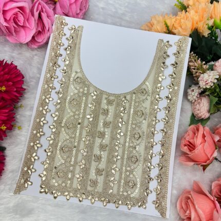 Varniart Golden Sequin Embroidered Gala – Royal Curve Edition