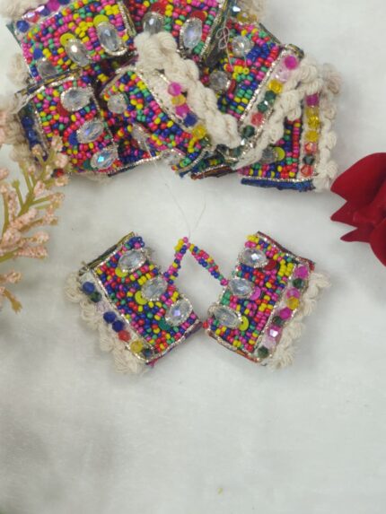 Varniart Amazing Multicolored Beaded Latkan (2 PCs) L- 285